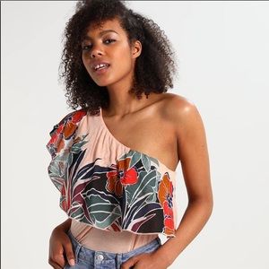 NWT Free People | Annika Bubble Top | Peach | M